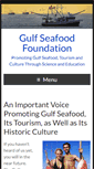 Mobile Screenshot of gulfseafoodfoundation.org